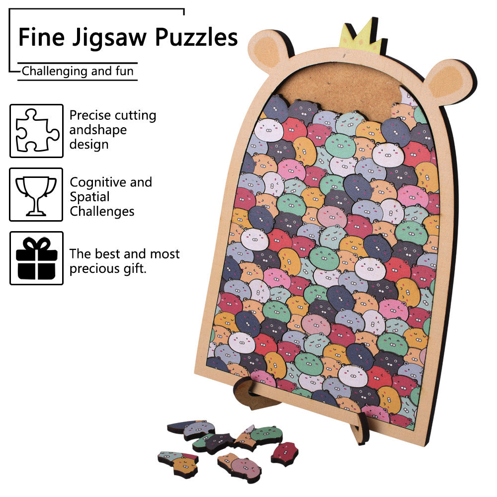Bear Tray Wooden Jigsaw Puzzle