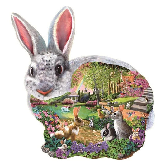 Bunny Hollow | 1000-Piece Wooden Jigsaw Puzzle
