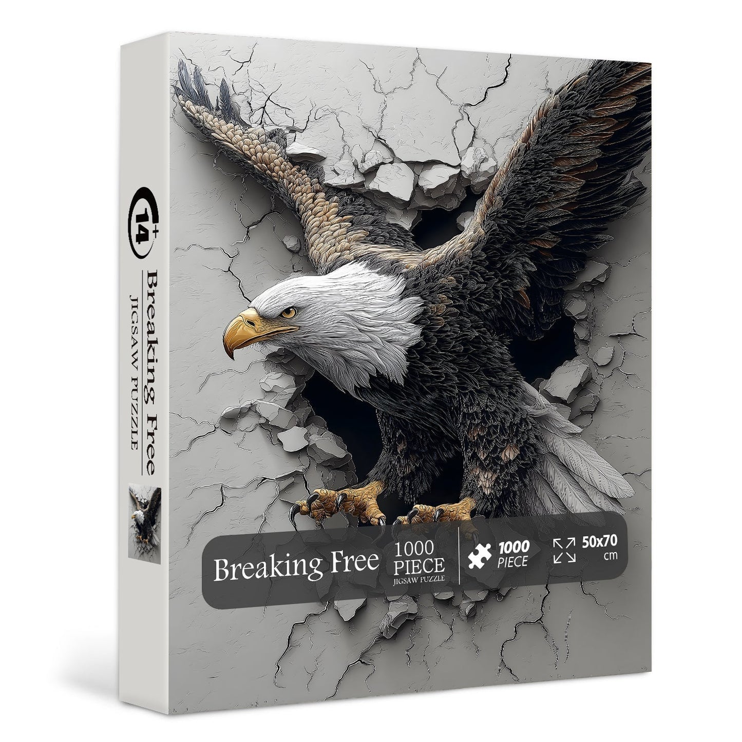 Breaking Free Eagle Wooden Jigsaw Puzzle 1000 Pieces