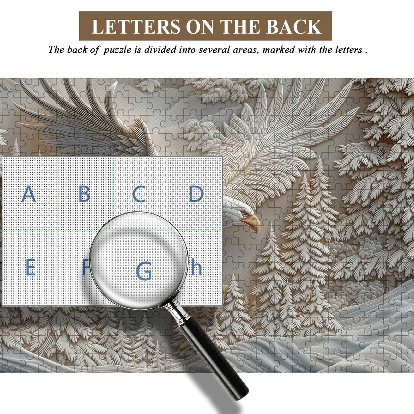 Carved Eagle Jigsaw Puzzle