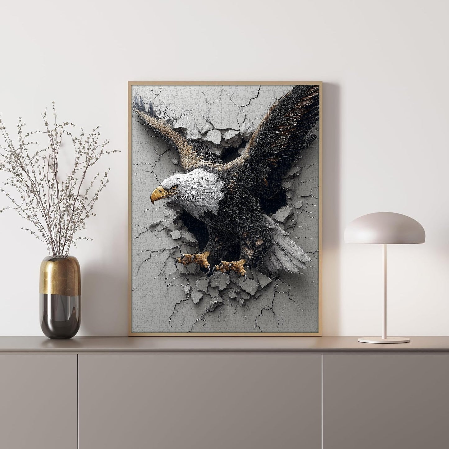 Breaking Free Eagle Wooden Jigsaw Puzzle 1000 Pieces