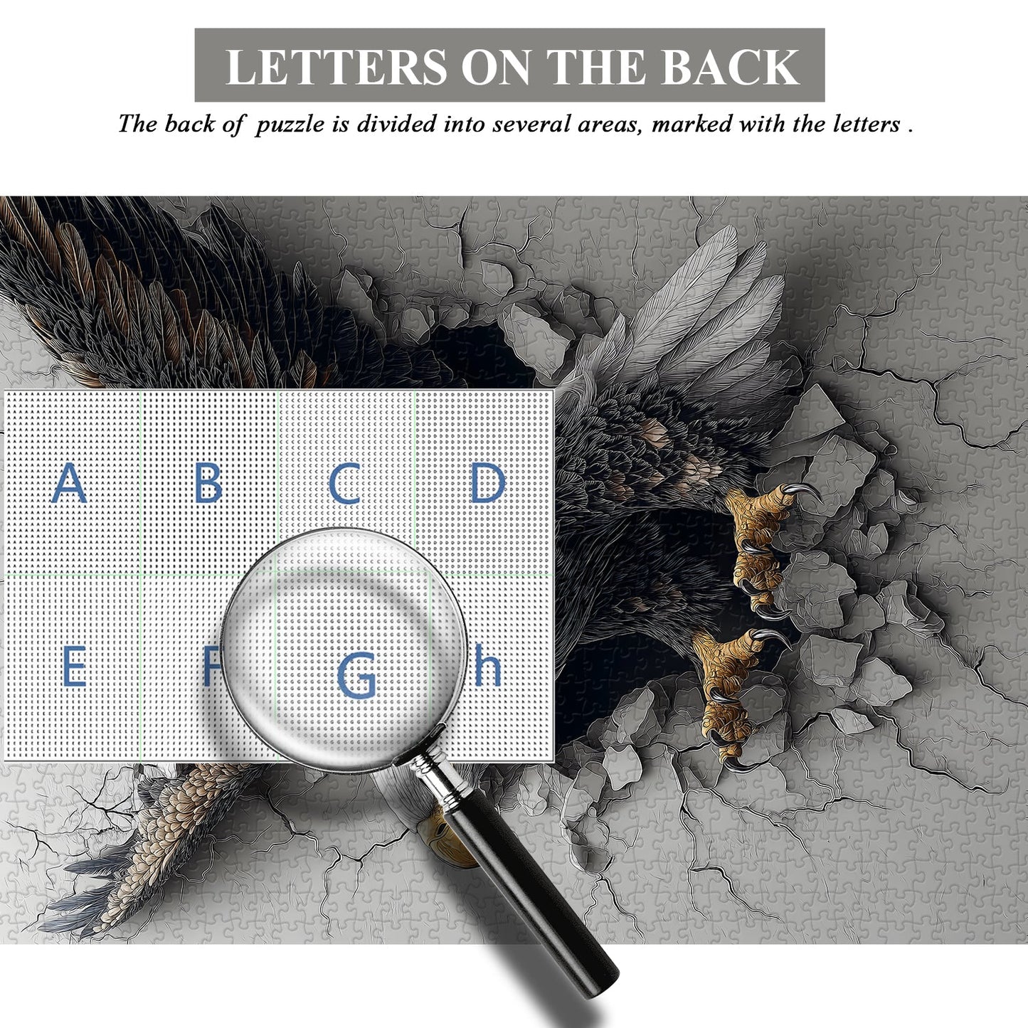 Breaking Free Eagle Wooden Jigsaw Puzzle 1000 Pieces