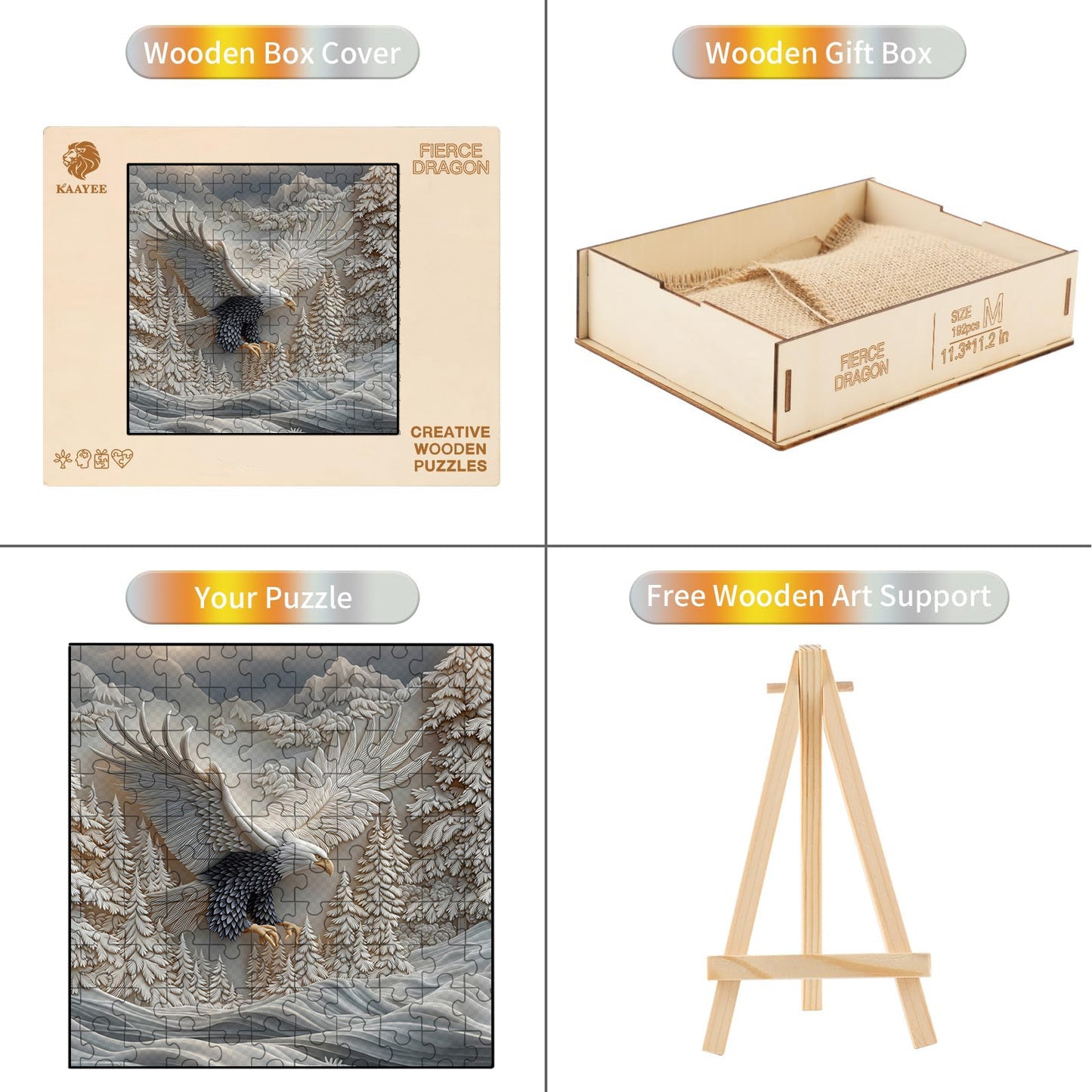 Carved Eagle Jigsaw Puzzle