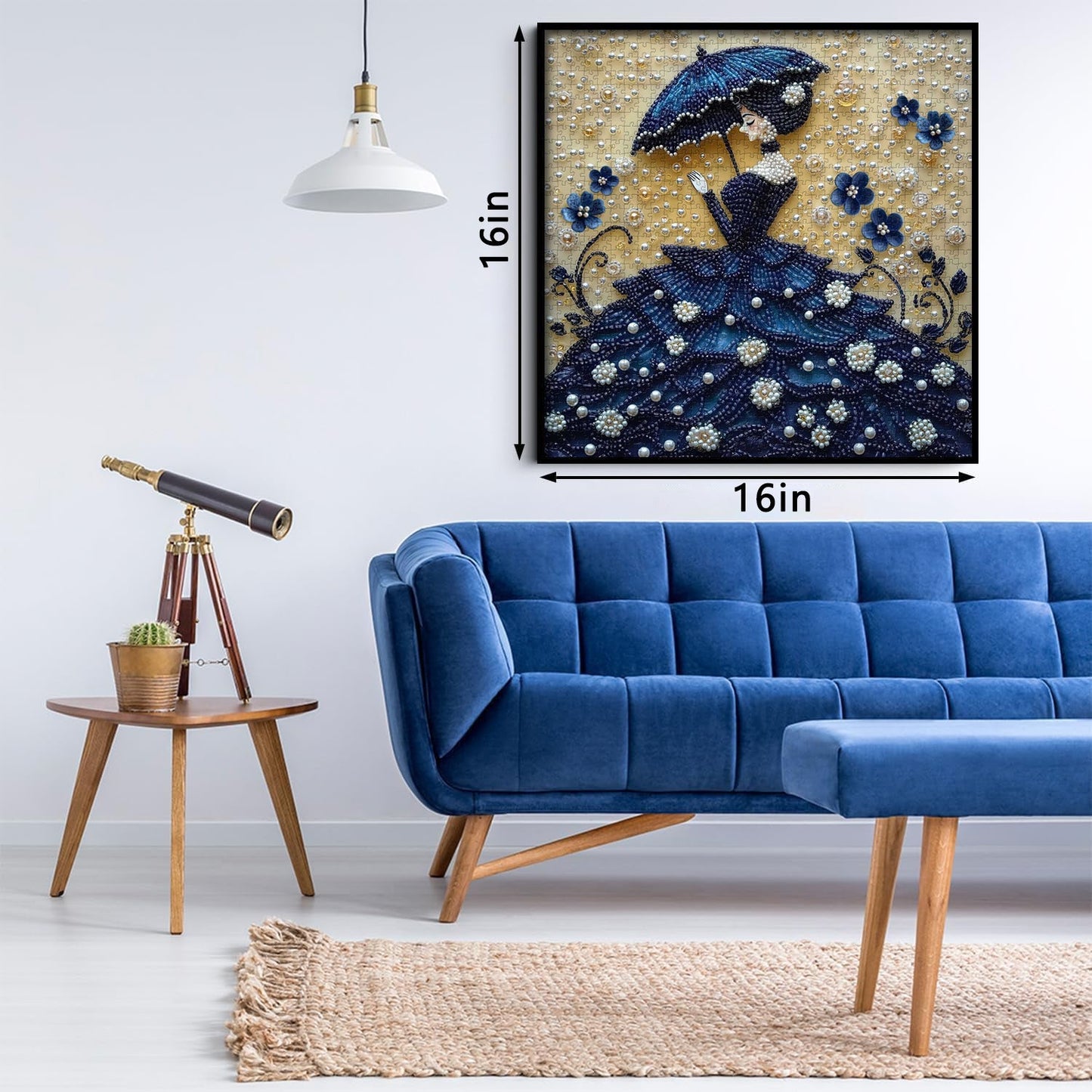 Beaded Lady Wooden Jigsaw Puzzles 1000 Pieces