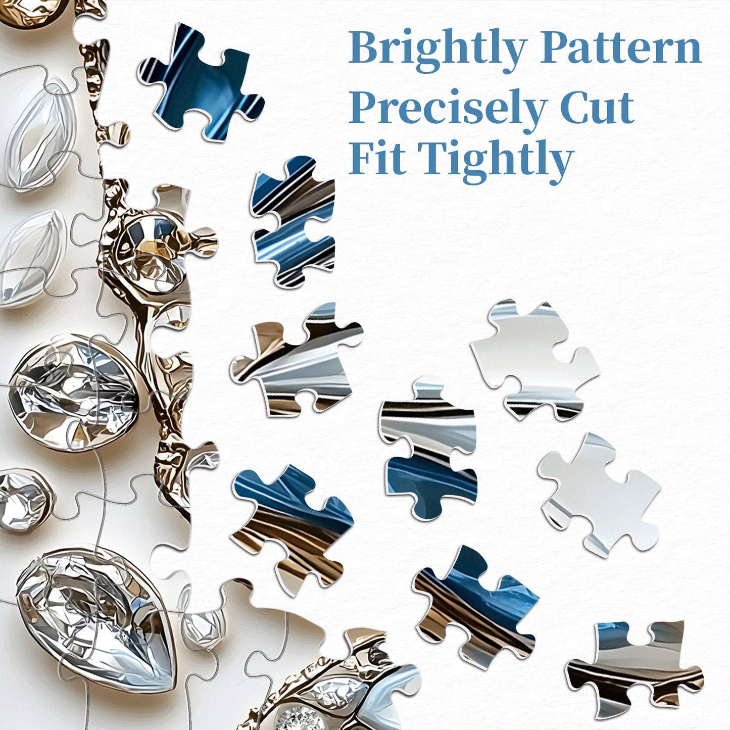 Butterfly's Crystal Symphony Wooden Jigsaw Puzzle 1000 Pieces