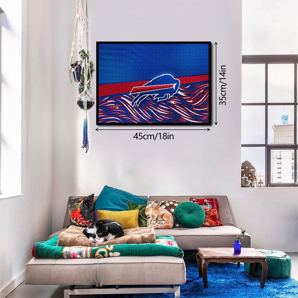 Buffalo Bills NFL | 1000-Piece Wooden Jigsaw Puzzle