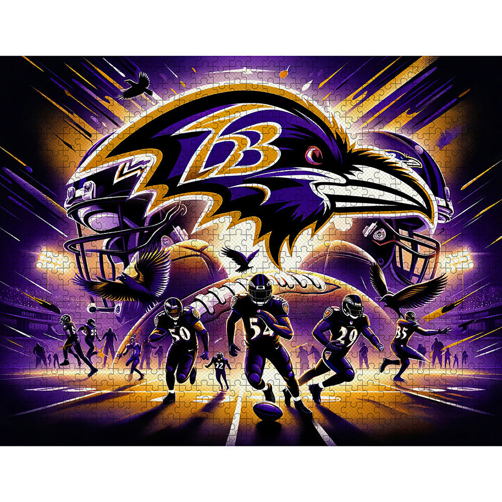 Baltimore Ravens NFL | 1000-Piece Wooden Jigsaw Puzzle