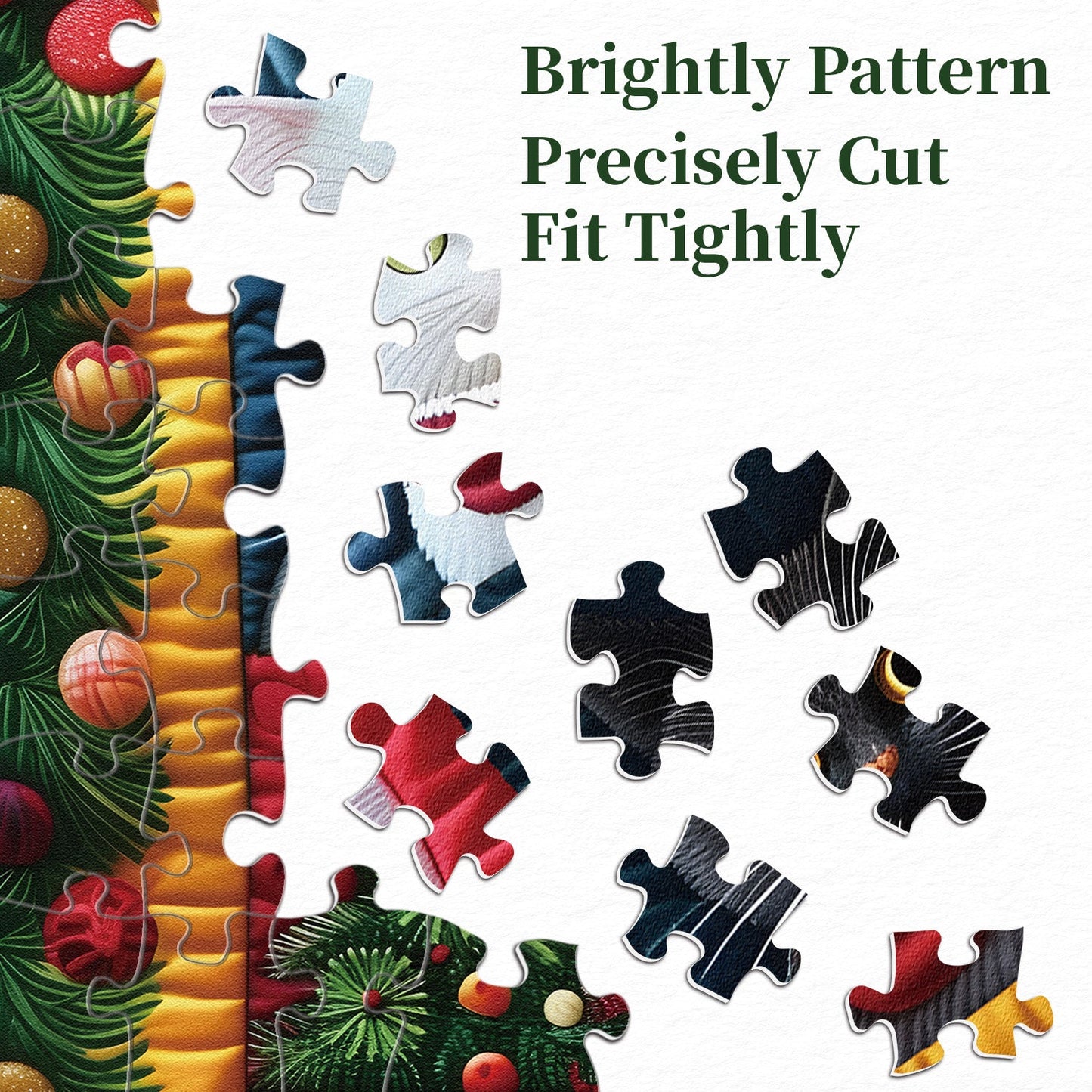 Christmas Cats Wooden Jigsaw Puzzle 1000 Pcs