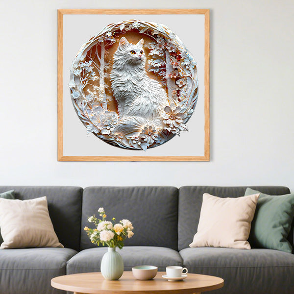 3D Cat Wooden Jigsaw Puzzle