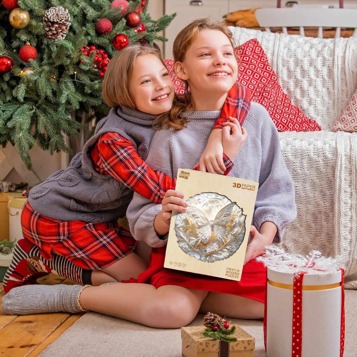 3D Butterfly Wooden Jigsaw Puzzle