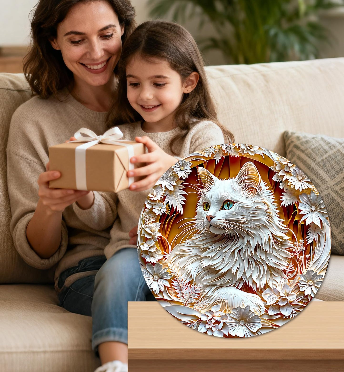 3D Cat Wooden Jigsaw Puzzle